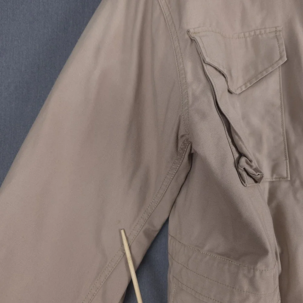 Alpha Industries M65 Field Coat Mens Medium Beige Cold Weather with ALS/92 Liner